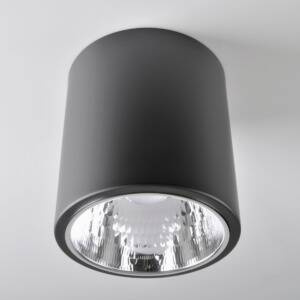 Oprawa natynkowa JUPITER 17 MD-5011 okrągła czarna metalowa 1xE27