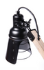 Industrialna  Lampka biurkowa czarna naturalne drewno / metal Loft