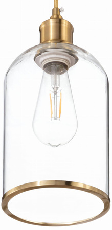 Lampa sufitowa wisząca szklana Eden słój