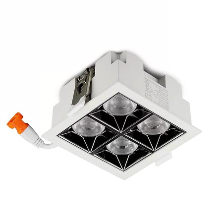Oprawa V-TAC Downlight SAMSUNG CHIP 16W UGR19 CRI90+ 12st VT-2-16 2700K 1280lm 5 Lat Gwarancji