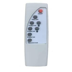 Naświetlacz Solarny LED STREET-9 z czujnikiem PIR, czarny + pilot