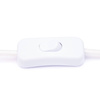Przewód w oplocie kabel z wtyczką  4m biały