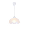 Bratek lampa wisząca 18 1x60w e27 klosz biały