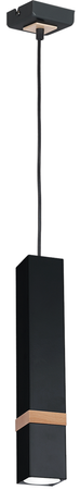 Lampa wisząca VIDAR BLACK 1xGU10 czarna