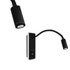 Lampka nocna Kinkiet LED Z USB BASE 8W+2W Black czarny
