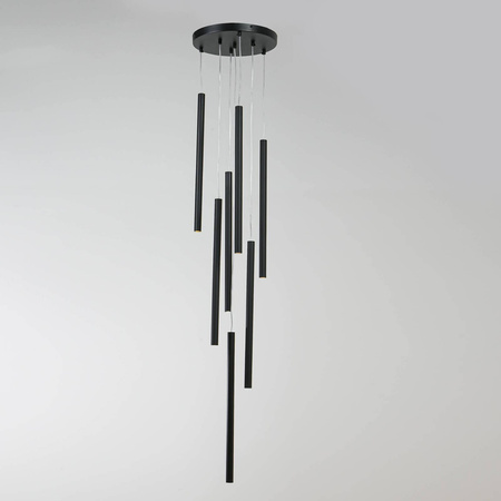  Lampa wisząca Lungo 7xG9 czarna