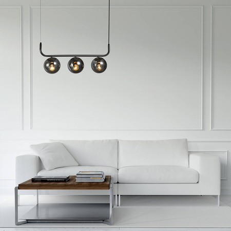 Light prestige Alisa wisząca 3 linia grafit LP-005/3L grafit