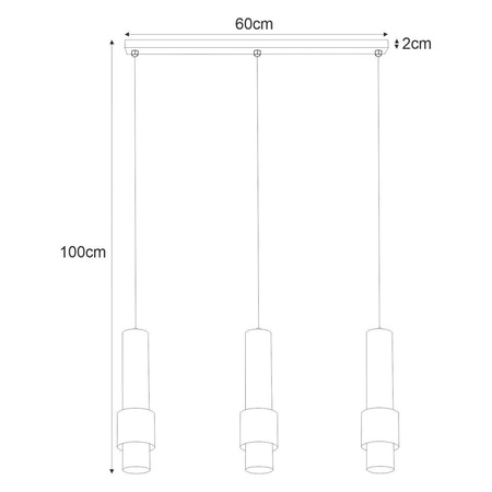 Lampa wisząca K-4545 z serii ROTO