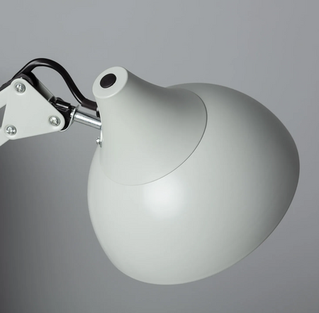 Lampka biurkowa FLEXO metalowa pastelowa zielona