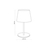 Lampka nocna MAJA Gray E27