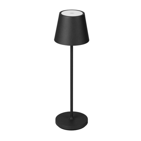 Lampka Biurkowa Nocna V-TAC 1,5W LED Ładowanie Ściemnianie IP54 Czarna 