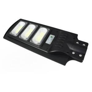 Naświetlacz Solarny LED STREET-9 z czujnikiem PIR, czarny + pilot