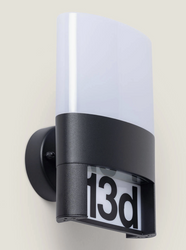Kinkiet Ścienny Zewnętrzny LED 10W Aluminium do Numeracji Domów Mulham