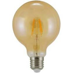 Żarówka dekoracyjna VintageAmber LED Filament G95 E27 WW 2000K 350lm