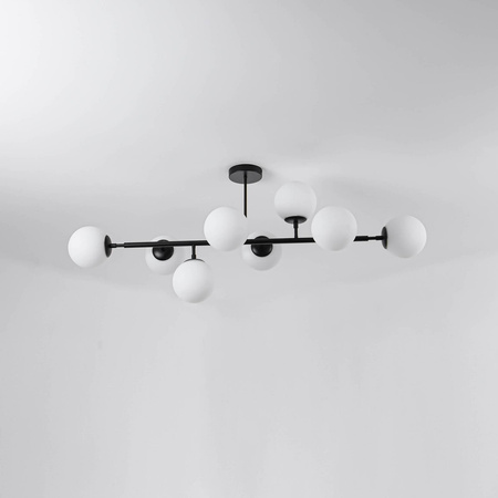 Lampa sufitowa Dorado 8xE14 czarna