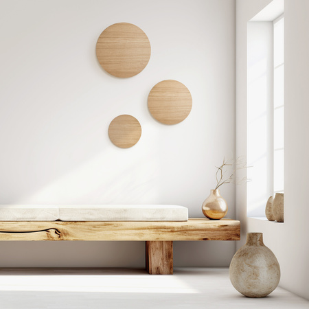 Kinkiet LUNA Wood Dąb 4xG9