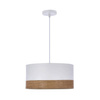 Bianco lampa wisząca biały 1x40W E27 