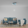Lampa sufitowa DIXIE BLUE 3xGX53