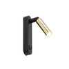 Kinkiet ENZO Black/Gold 1xG9