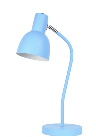 Lampka biurkowa MIMI 1xE27 niebieska regulowana