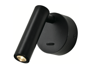 Kinkiet regulowany spot z włącznikiem LED 3W 4000K czarny