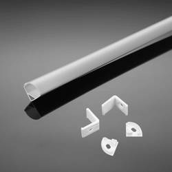 Profil aluminiowy biały kątowy 2mb zestaw