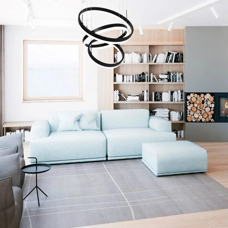 Oprawa Zwieszana LED V-TAC 82W Soft Light Chandelier Ściemnianie Czarny VT-82-3 3000K 6500lm 3 Lata Gwarancji