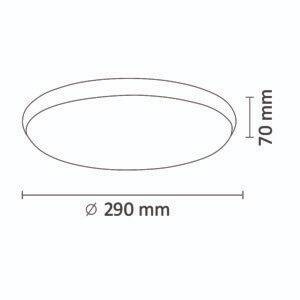 Plafon LED KERN 30  Chrome 4000K