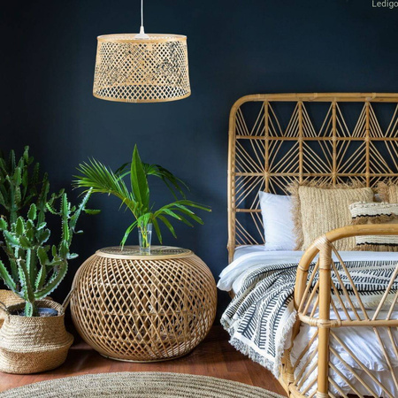 Klosz BOHO bambusowy walec 40cm TH2B