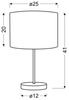 Lampa Stołowa Gabinetowa Candellux Arabesca 41-19533 E27 Brązowy
