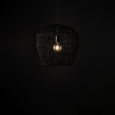 Lampa wisząca Boho HAITI S czarne drewno bambus Nowodvorski 11166