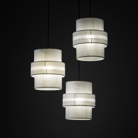 Lampa wisząca CALISTO White koło 3xE27