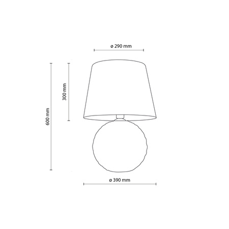 Lampka nocna SANTANA 1xE27