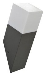 Kinkiet elewacyjny ogrodowy skośny 1 x E27 grafitowy