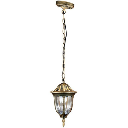 Lampa zewnętrzna FLORENCJA wisząca patyna  1xE27