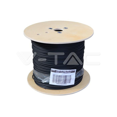 Kabel Przewód Solarny paneli PV CZARNY 6mm2 500mb V-TAC