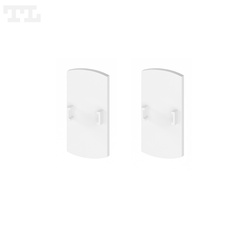 Komplet zaślepek bocznych białych P5-10 do osłonki C1 (2 szt bez otworu) (nr kat 77051002)