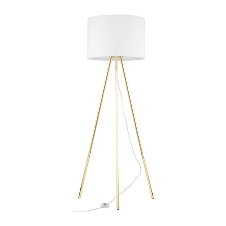 Lampa podłogowa UMBERTO White/Gold 1xE27