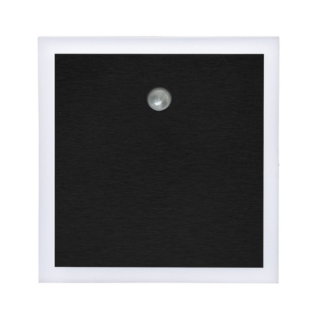 Oprawa schodowa czarna EVO BLACK Barwa Ciepła 3000K z czujnikiem ruchu PIR 12V