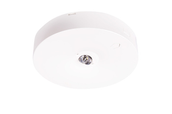 Oprawa sieciowo-awaryjna natynkowa Starlet Round SCH 250 NM 1H MT IP20 / soczewka korytarzowa do pomieszczeń wysokich / 91589