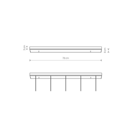 Nowodvorski Puszka czarna CAMELEON CANOPY B 780 