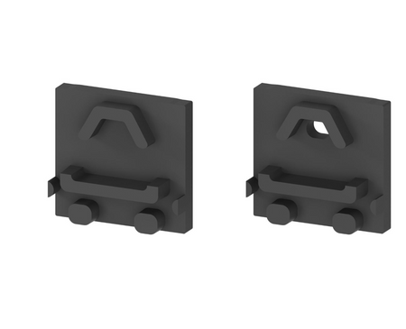 Komplet zaślepek bocznych czarnych P5-4 do osłonki C13 (2 szt bez otworu) (nr kat 770541303)