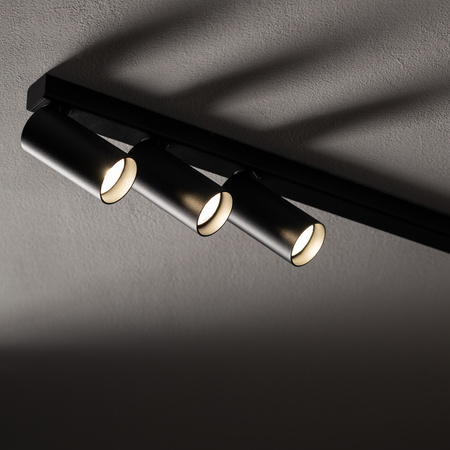 Listwa z regulowanymi reflektorami 7xGU10 FOURTY czarna Nowodvorski 10743