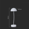 Lampka Biurkowa Nocna V-TAC 3W LED Ładowanie Ściemnianie Biała 