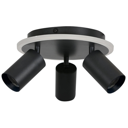 Light prestige Parma 3 plafon okrągły czarny LP-0612/3C Round BK