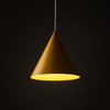 Lampa wisząca CONO Yellow 1xE27 M