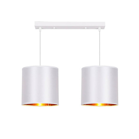 Lampa wisząca biała listwa 2xE27 Atlanta 32-00644