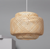 Naturalna lampa wisząca bambusowa E27 Boho 