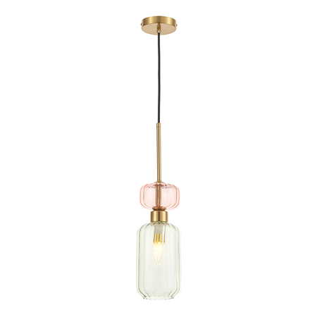 Szklana lampa wisząca MOLLY GREEN 1xE14