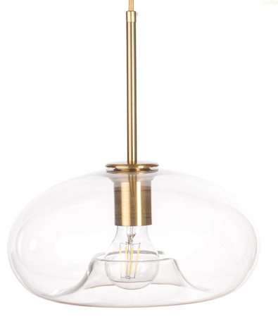 Lampa wisząca szklana przezroczysta PARIS Ufo E27